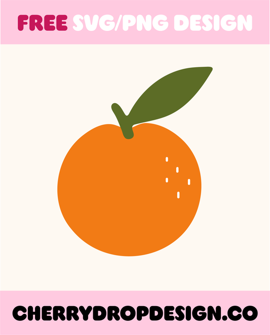 Summer Orange Graphic SVG/PNG